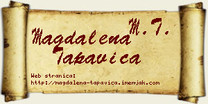 Magdalena Tapavica vizit kartica